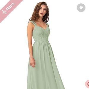 AZAZIE Dusty Sage Bridesmaids Dress - NWT Custom Size
